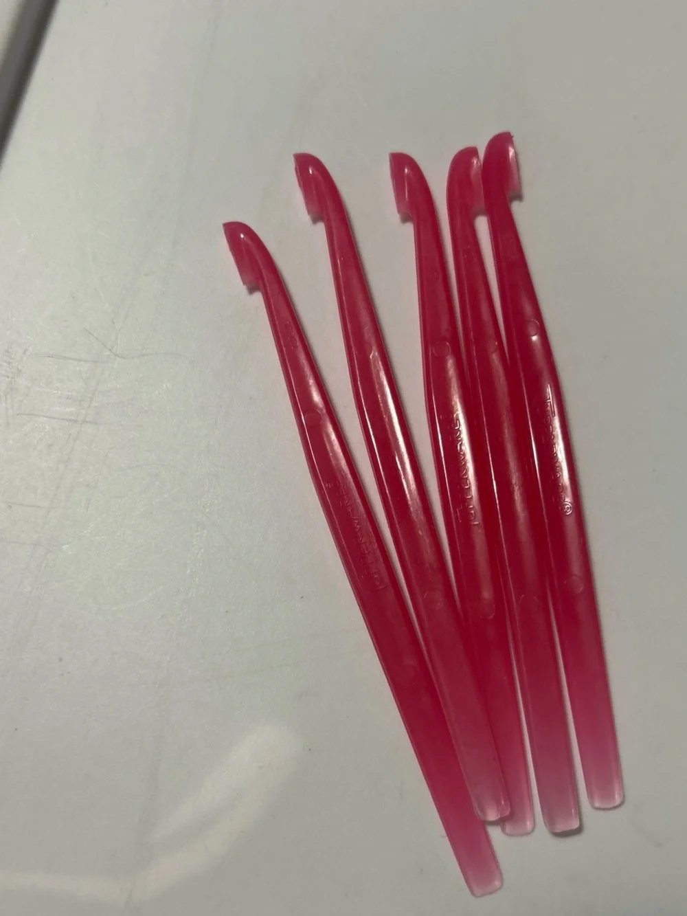 Tupperware Citrus Peelers Set of 5 Pink New